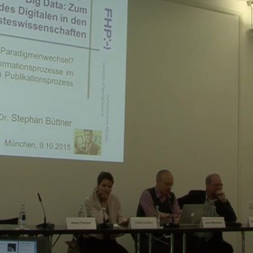 #RKB15: (Retro)Digitalisate – Kommentarkultur – Big Data: Zum Stand des Digitalen in den Geisteswissenschaften
Panel 4