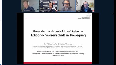 Alexander von Humboldt auf Reisen – [Editions-]Wissenschaft in Bewegung