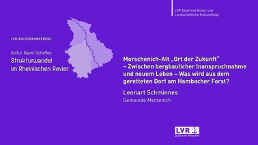 Spotlight von Lennart Schminnes: Morschenich-Alt „Ort der Zukunft“ - Zwischen bergbaulicher Inanspruchnahme und neuem Leben - Was wird aus dem geretteten Dorf am Hambacher Forst?