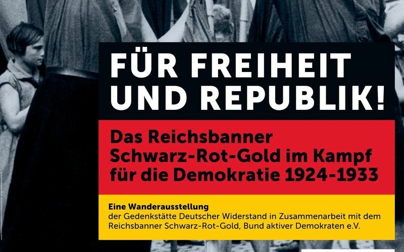 Vortrag zur Wanderausstellung | Für Freiheit und Republik! Das Reichsbanner Schwarz-Rot-Gold im Kampf für die Demokratie 1924–1933
