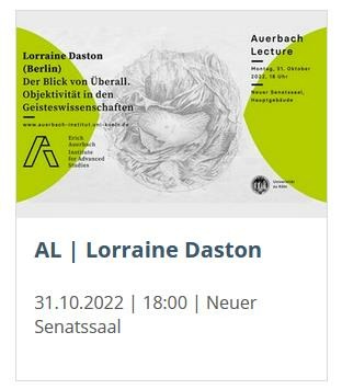Lorraine Daston (Berlin) | Der Blick von Überall. Objektivität in den Geisteswissenschaften