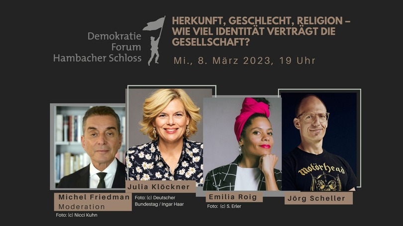 Demokratie-Forum Hambacher Schloss:
Herkunft, Geschlecht, Religion – Wie viel Identität verträgt die Gesellschaft?