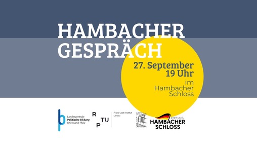 Hambacher Gespräch: „Kollegin oder Konkurrentin? Künstliche Intelligenz und die Zukunft der Arbeit“