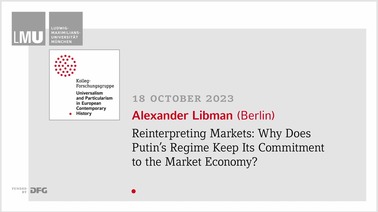 Reinterpreting Markets: Why Does Putin's Regime Keep Its Commitment to the Market Economy?