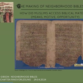 Neighborhood Bibles: The Circulation of Tanakh / OT Versions Among Arabic Muslim Writers (8th–10th Century)