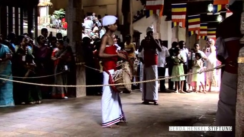 Buddhism arrives in Sri Lanka