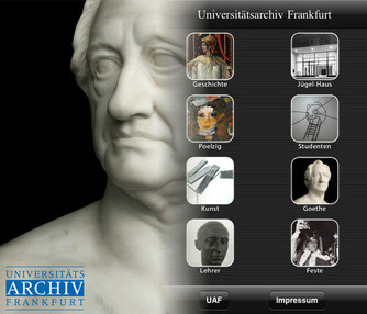 Frankfurter Universitätsarchiv mit eigener App