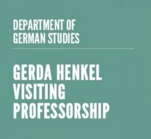 Gerda Henkel Visiting Professorship 2013-2014 am Department of German Studies der Universität Stanford