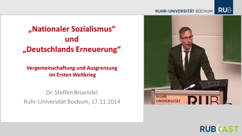 „Nationaler Sozialismus“ und „Deutschlands Erneuerung“. Vergemeinschaftung und Ausgrenzung im Ersten Weltkrieg