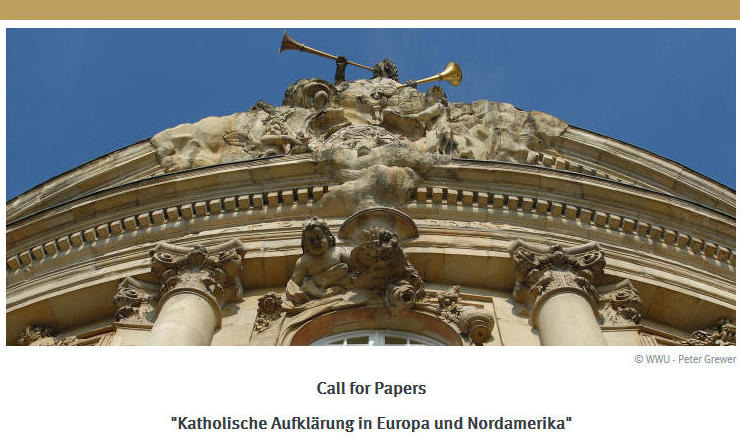 CfP: "Katholische Aufklärung in Europa und Nordamerika"