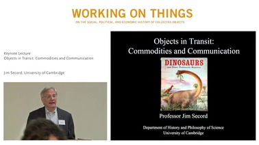 Keynote Lecture: Jim Secord on Objects in Transit: Commodities and Communications