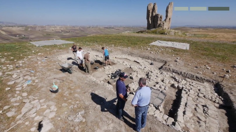 The Excavation in Tertiveri