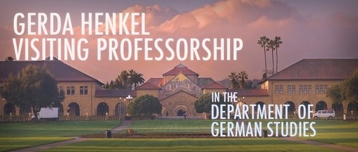 Gerda Henkel Visiting Professorship at Stanford University 2018-2019