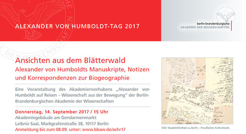 Alexander von Humboldt-Tag 2017