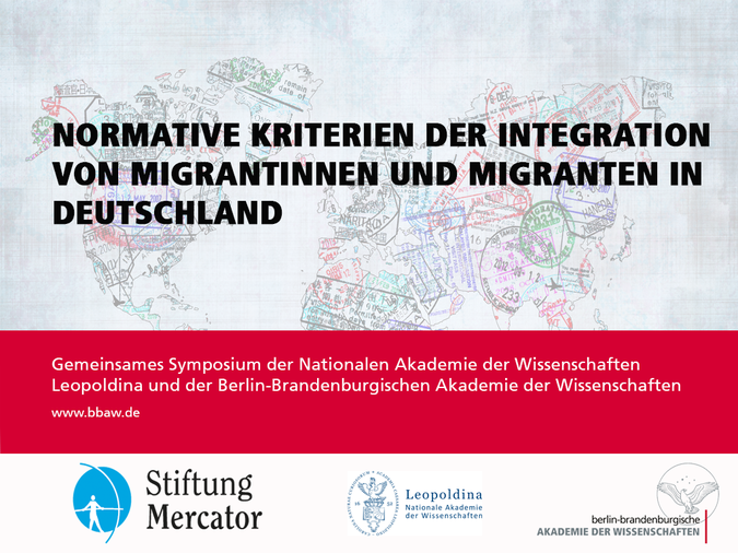 Symposium | "Normative Kriterien der Integration von Migrantinnen und Migranten in Deutschland" 