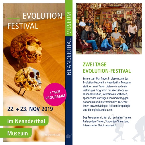 Evolution-Festival im Neanderthal Museum
