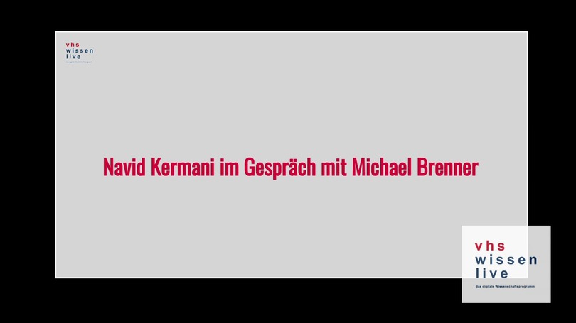 Navid Kermani im Gespräch mit Michael Brenner